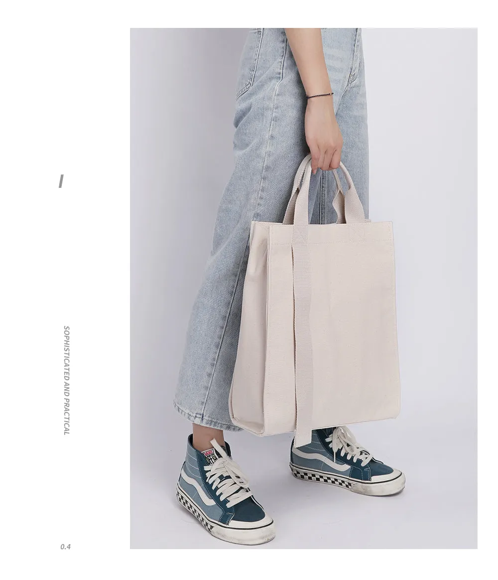 Organic Cotton Canvas Tote Bag Black Tote Bag Canvas Womens