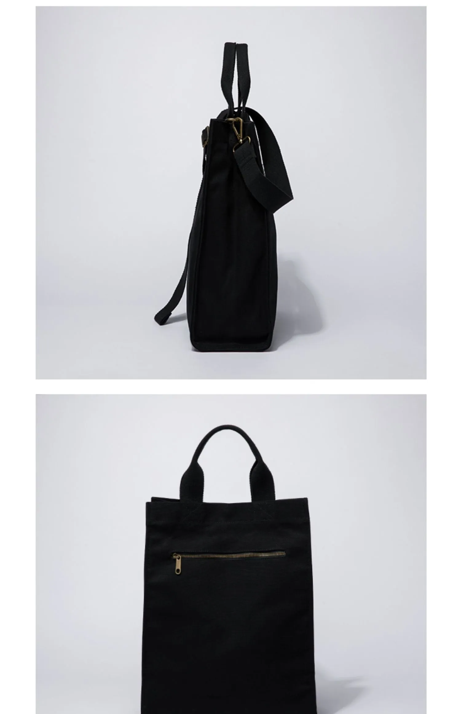 Organic Cotton Canvas Tote Bag Black Tote Bag Canvas Womens