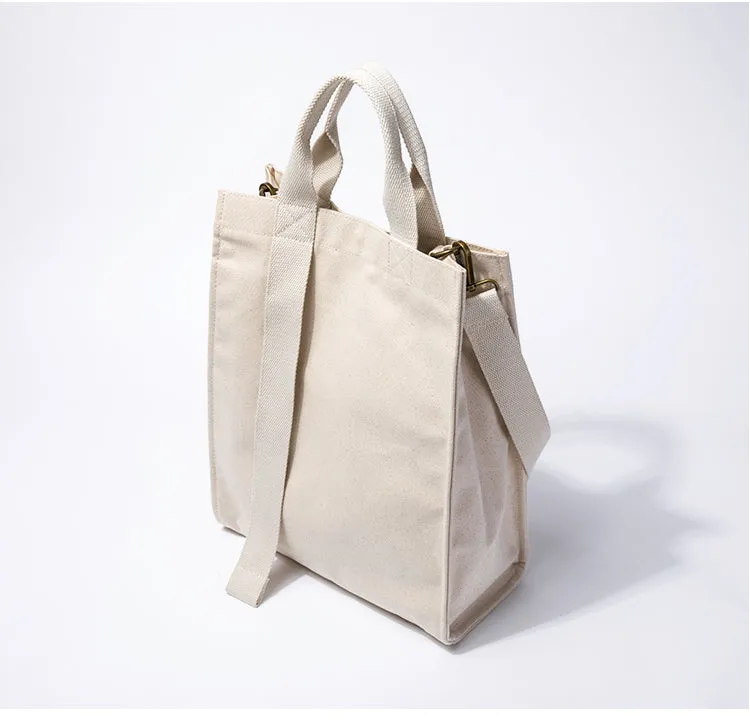 Organic Cotton Canvas Tote Bag Black Tote Bag Canvas Womens