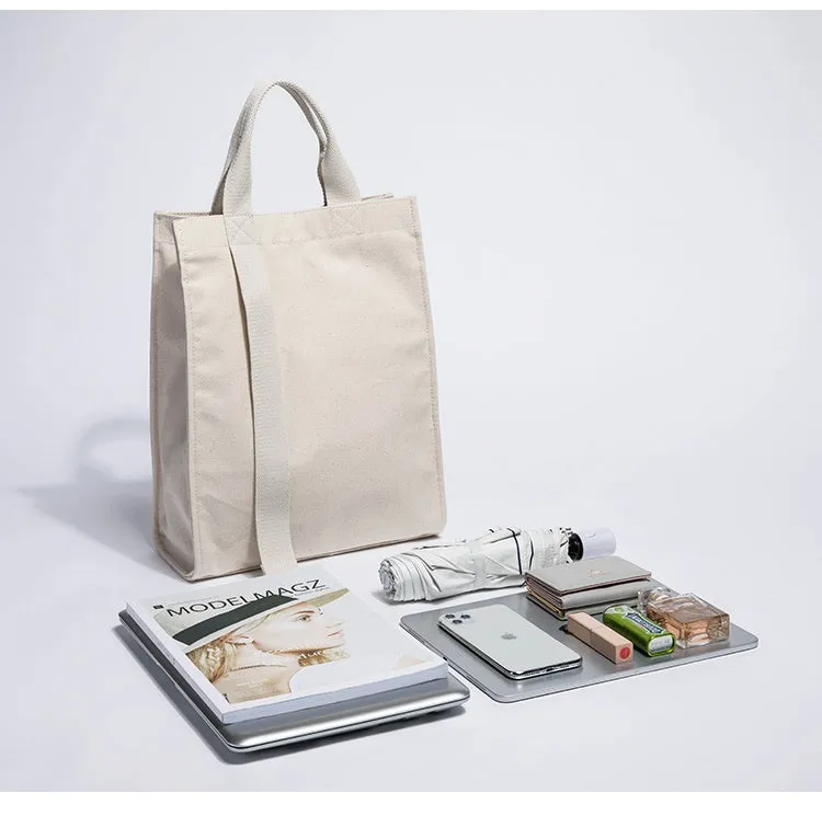 Organic Cotton Canvas Tote Bag Black Tote Bag Canvas Womens