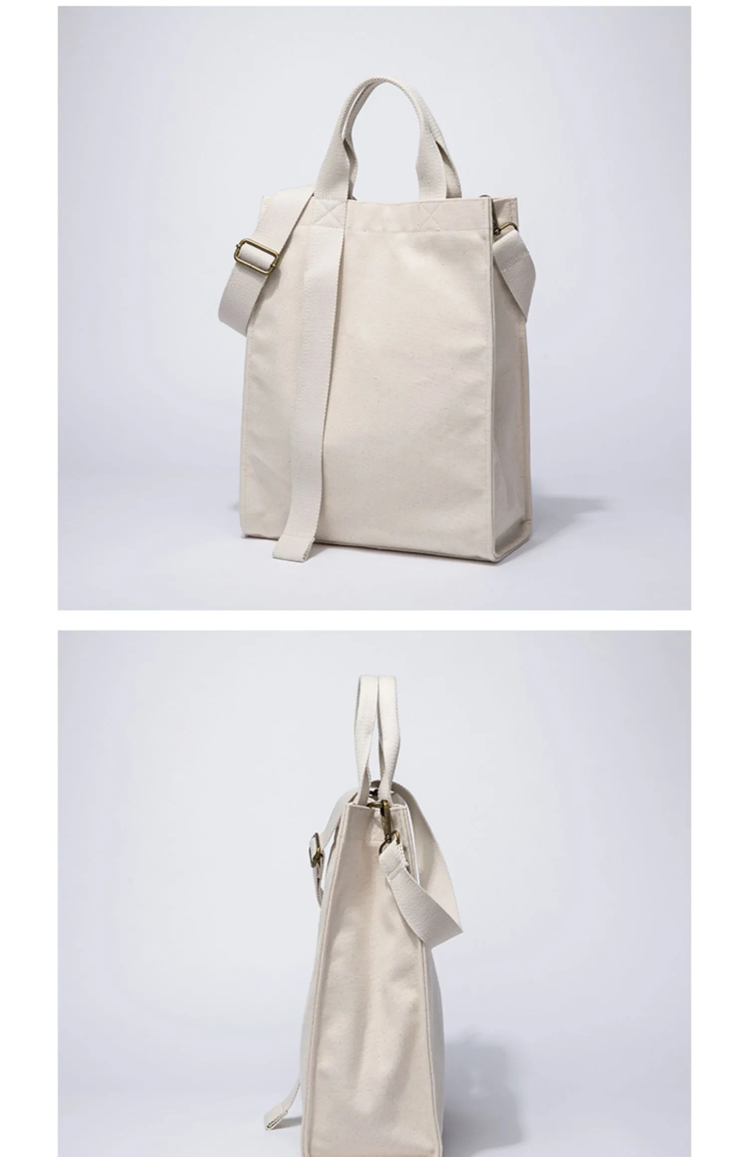 Organic Cotton Canvas Tote Bag Black Tote Bag Canvas Womens