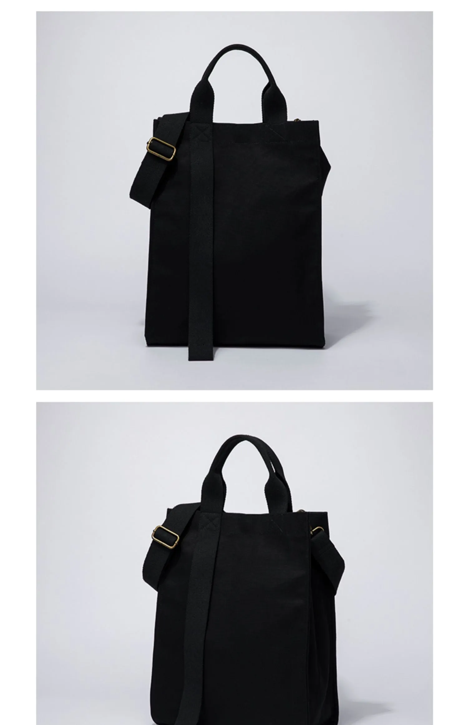 Organic Cotton Canvas Tote Bag Black Tote Bag Canvas Womens