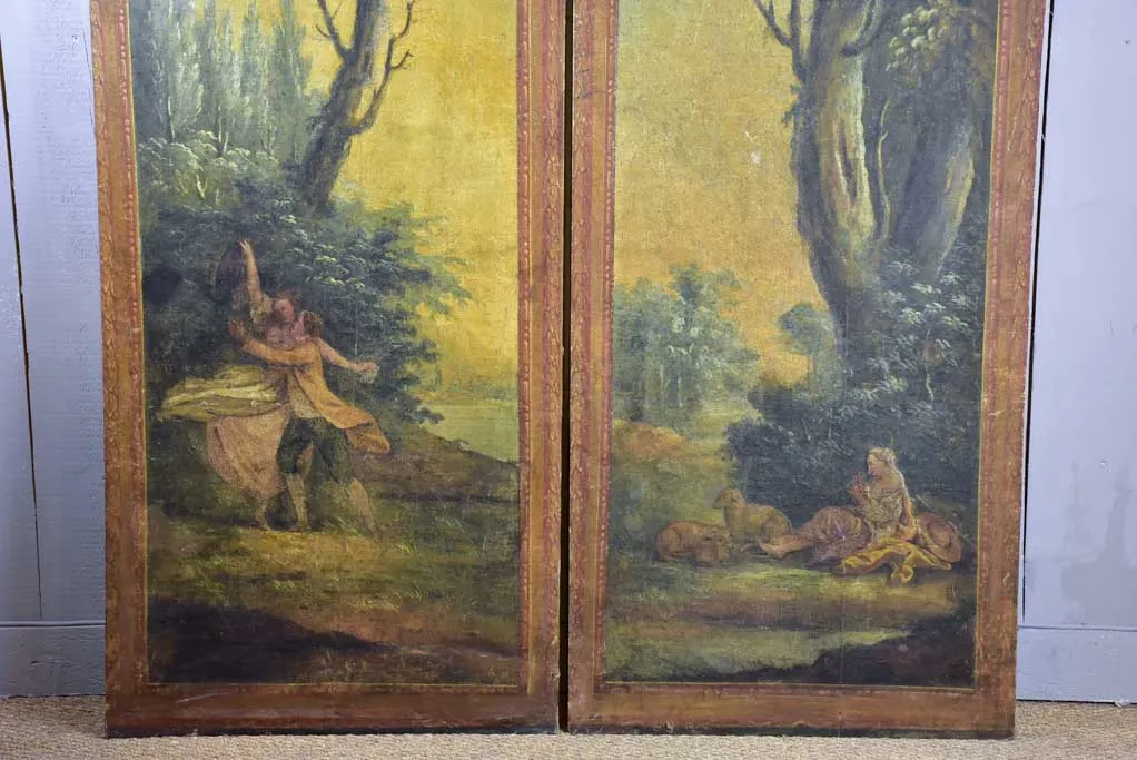 Pair of very large 18th Century panels