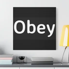 "Obey" - Classic Canvas