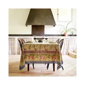Renne Blue Tablecloth