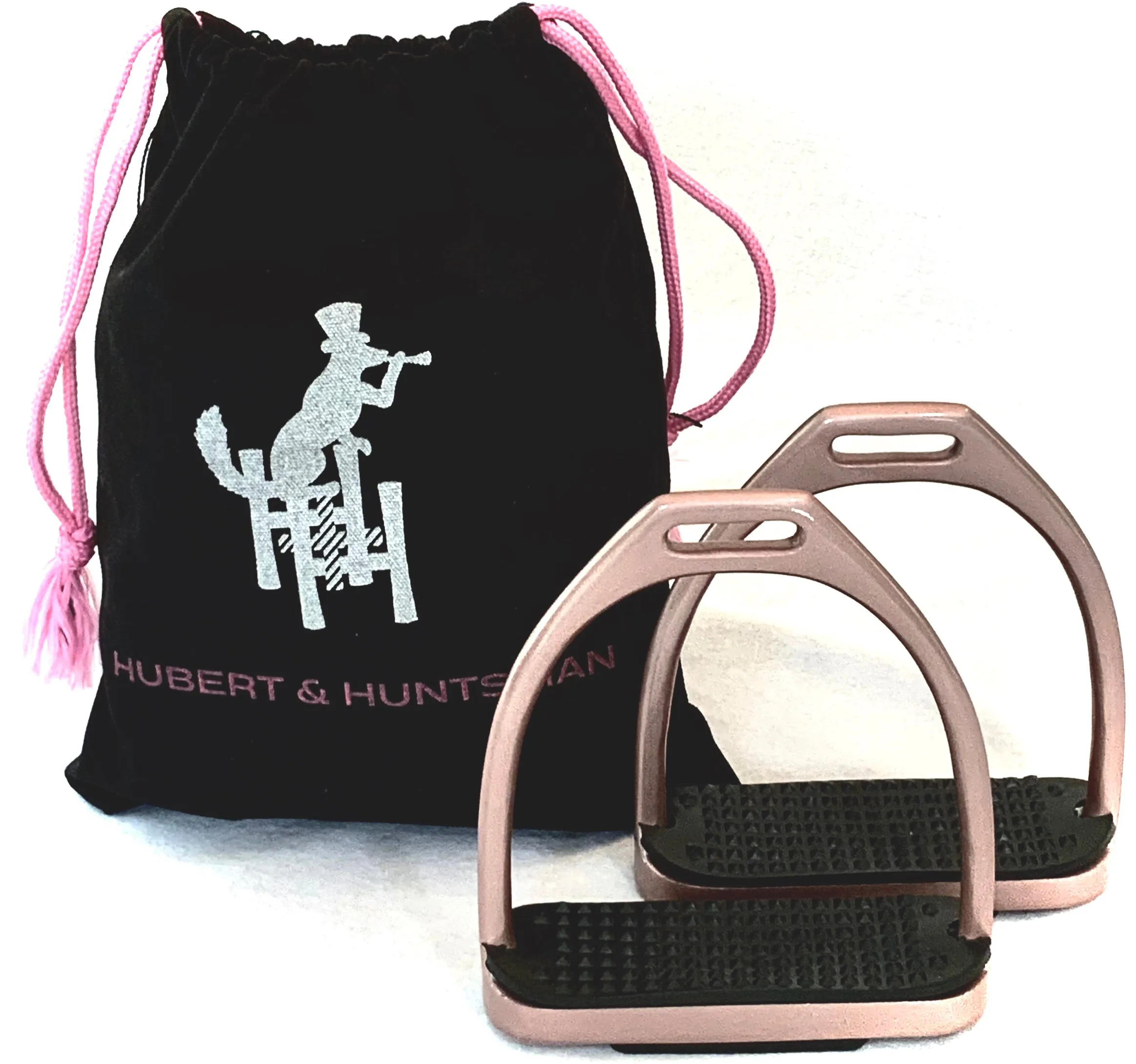 Rose Pink Powder Coated Stirrups