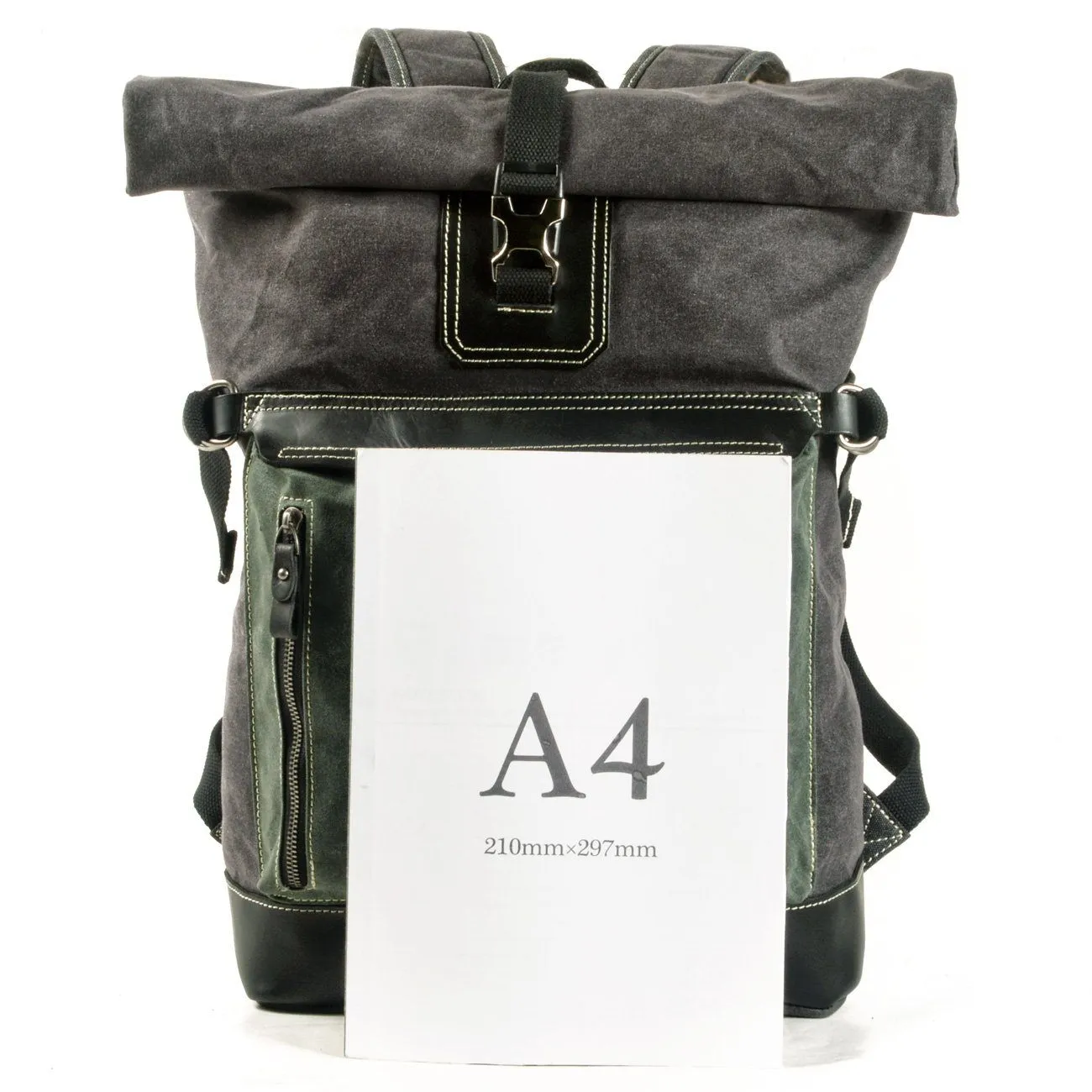 Simple College Bag Canvas Backpack