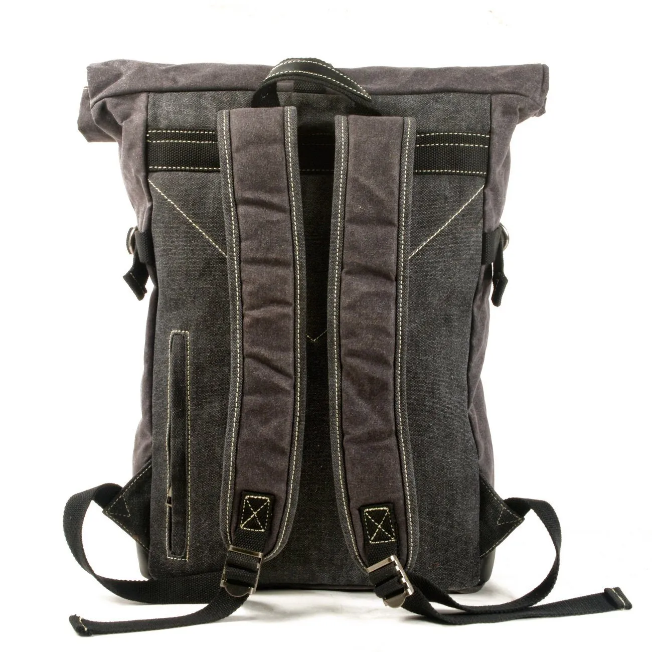Simple College Bag Canvas Backpack