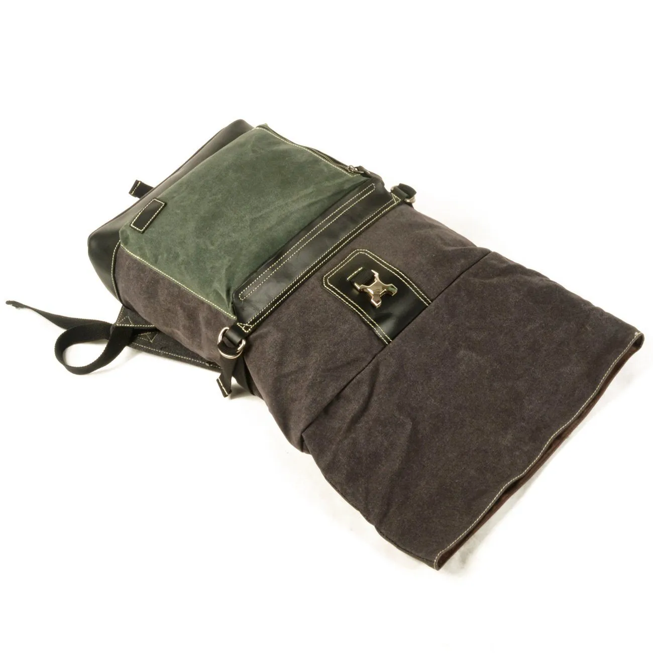 Simple College Bag Canvas Backpack
