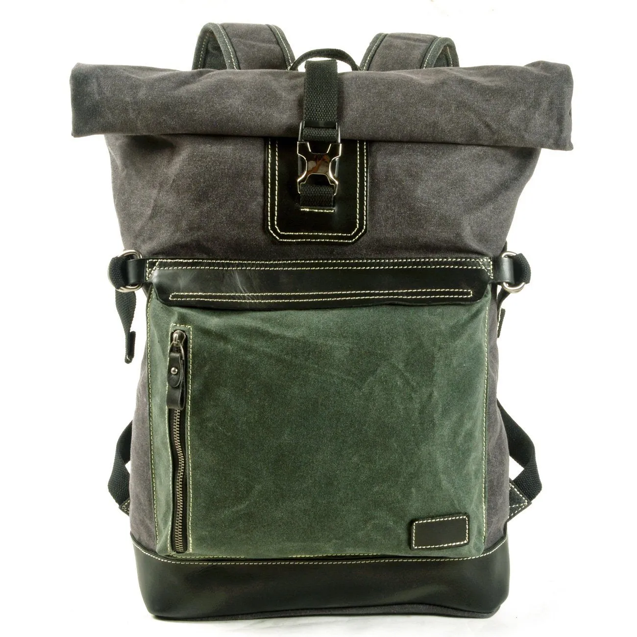 Simple College Bag Canvas Backpack