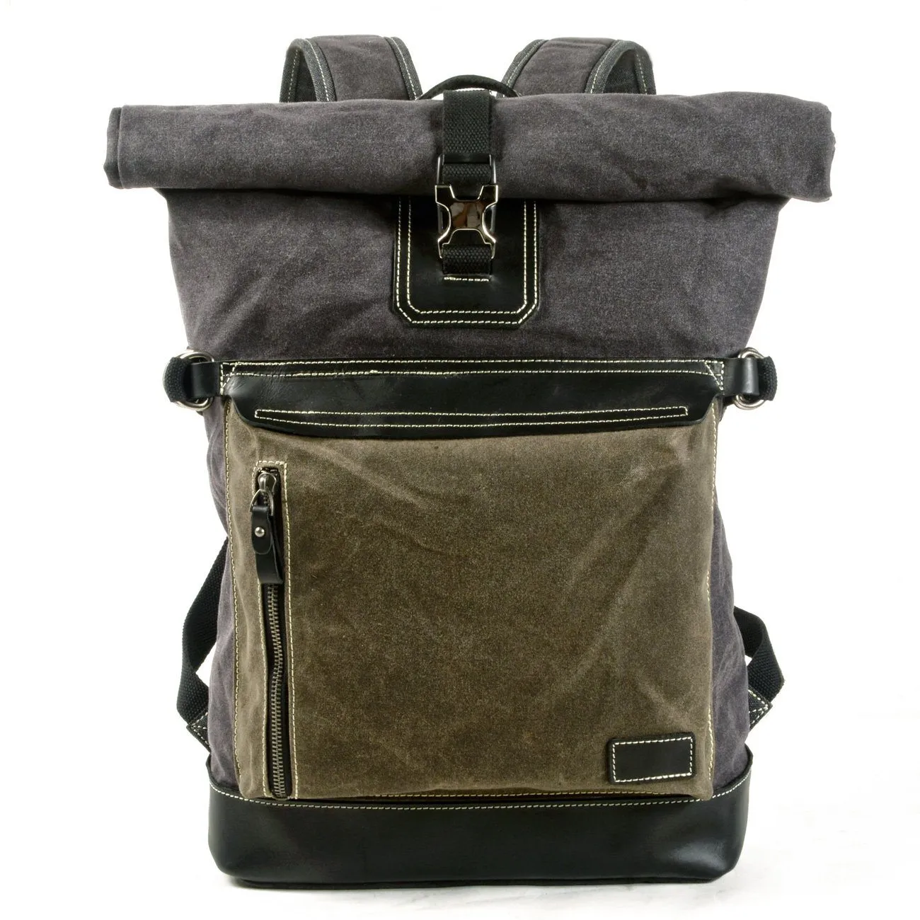 Simple College Bag Canvas Backpack