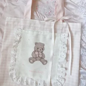 Sleepytime Bear      Bag Kawaii Academia Y2K Cottagecore Coquette Fairycore Dollette Princesscore