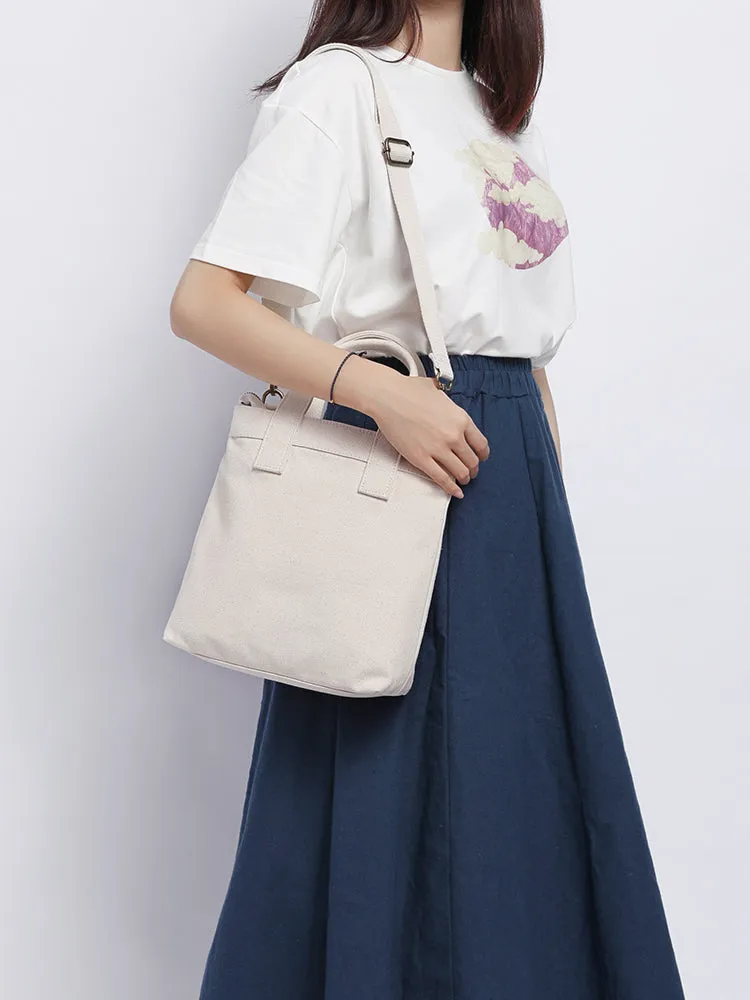 Small Canvas Tote Bag Purse Cotton Canvas Tote Bag Black Womens