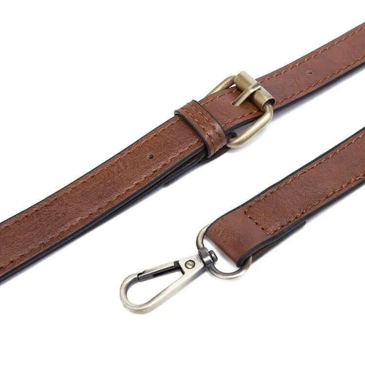 Stylish Vegan Leather Saddle Bag - The JOELLE by Nichole Collection