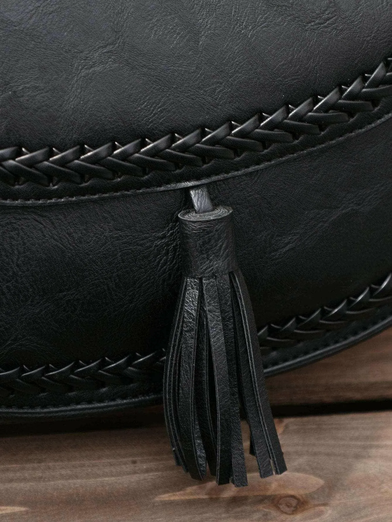 Stylish Vegan Leather Saddle Bag - The JOELLE by Nichole Collection