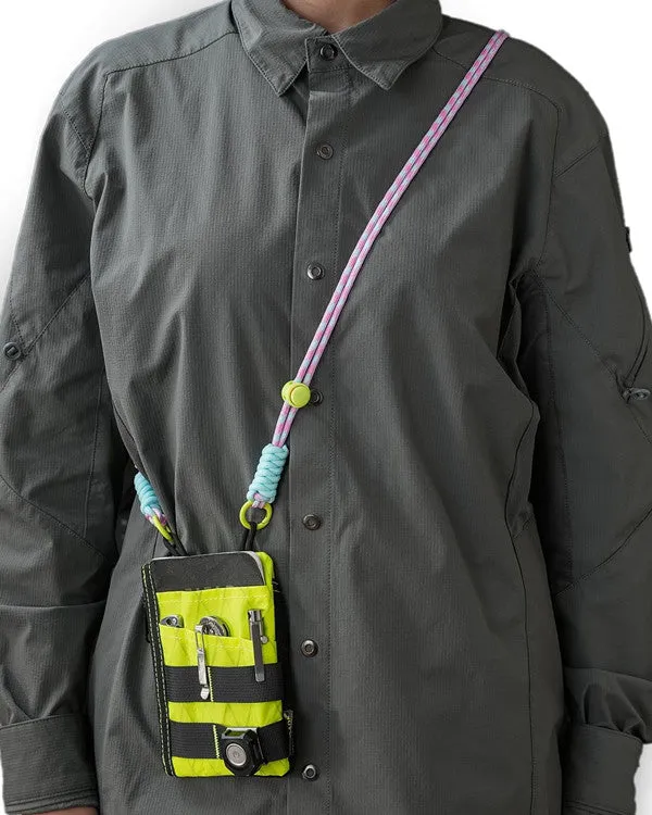 VE16R EDC Pocket Pouch with Strap, 5 EDC Pocket with 2 Zipper Pockets