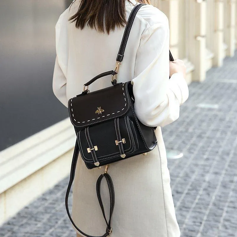 Vintage Strap Backpack