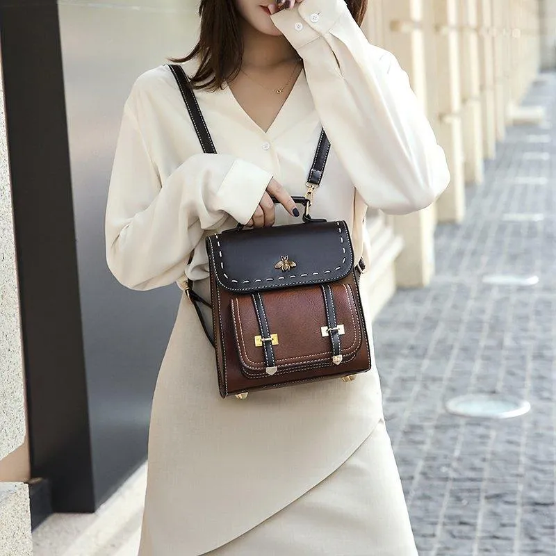 Vintage Strap Backpack