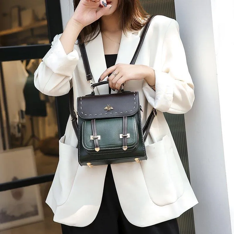 Vintage Strap Backpack