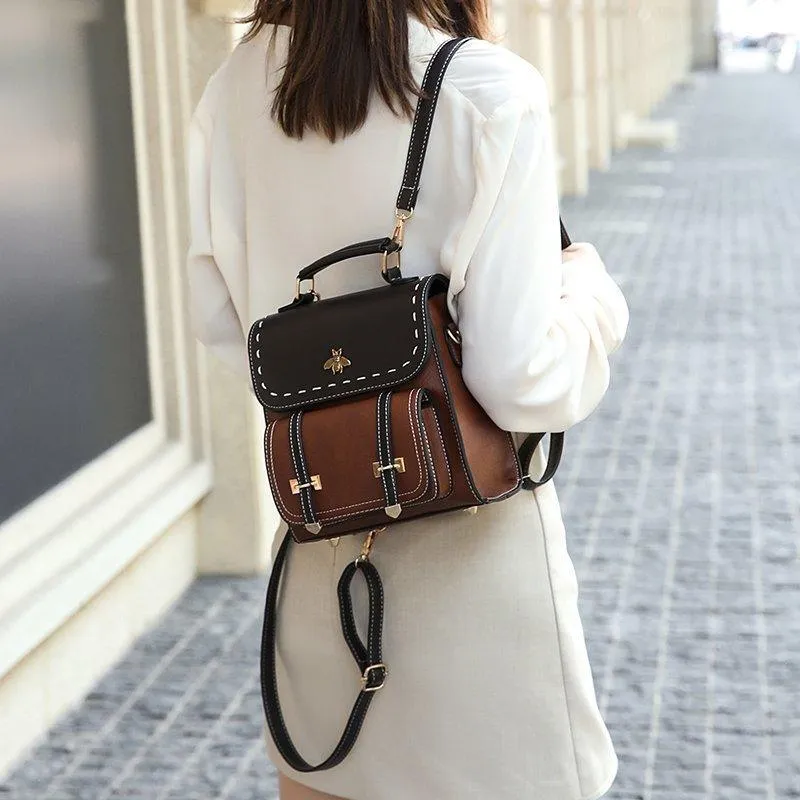 Vintage Strap Backpack