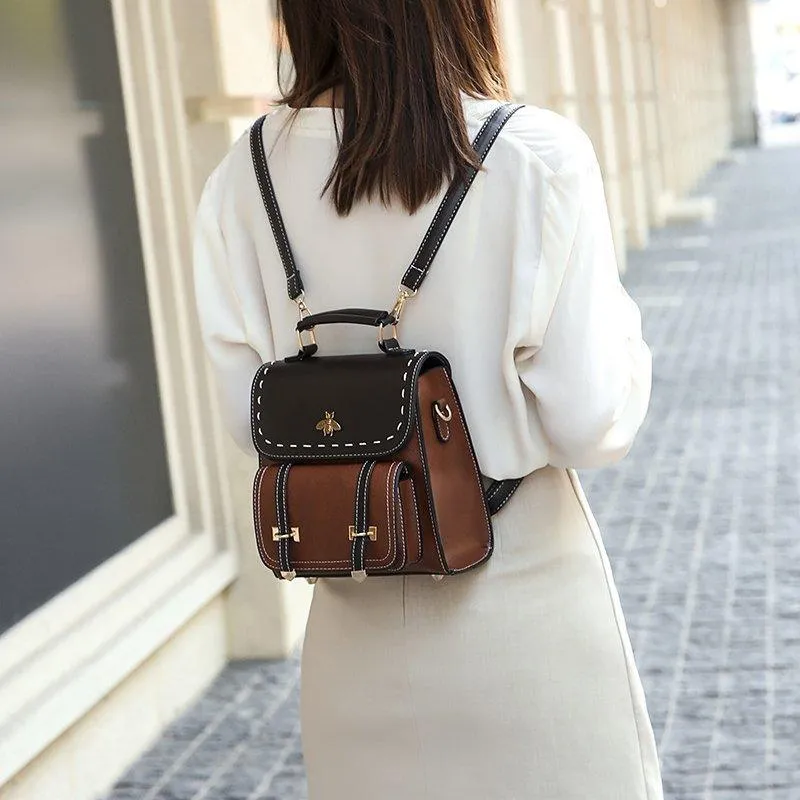 Vintage Strap Backpack