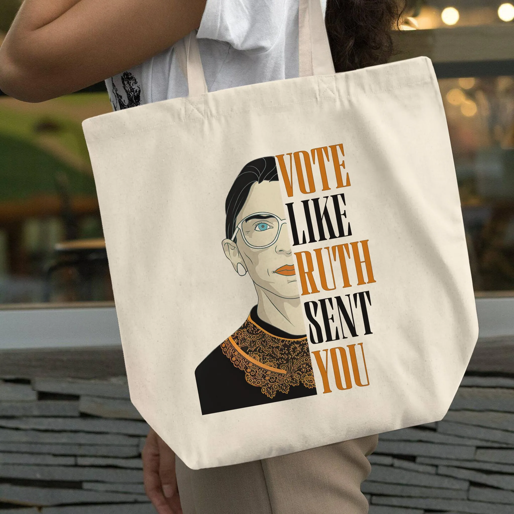 Vote Like Ruth Sent You Tote Bag TBW397