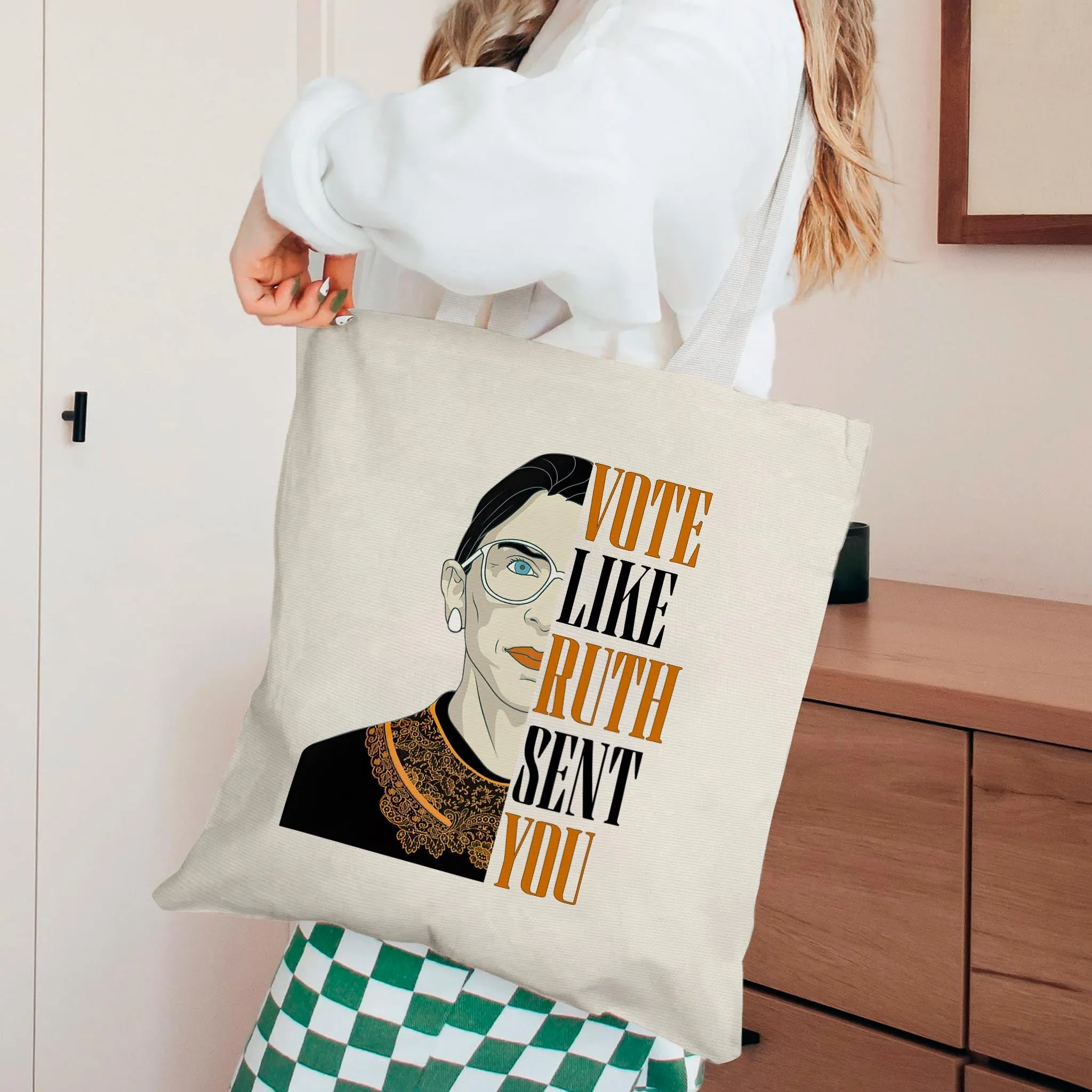 Vote Like Ruth Sent You Tote Bag TBW397