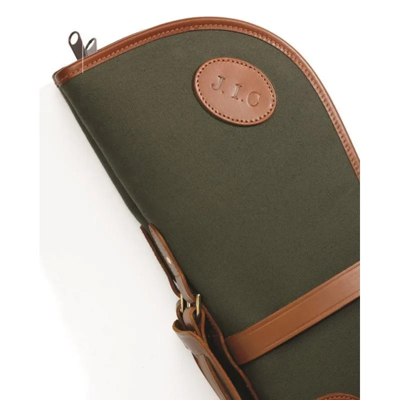 William Powell Pegasus Canvas & Leather Gunslip - Single with Zip 30"