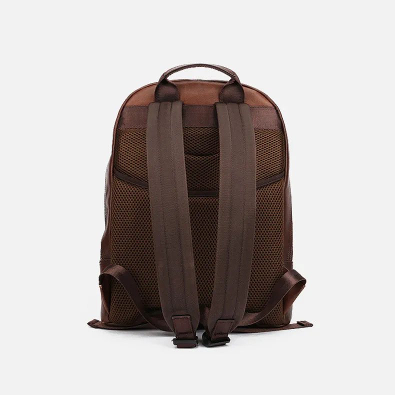 Womens Leather Travel Backpacks With Laptop Compartment Ladies Leather Backpack Purse For Women
