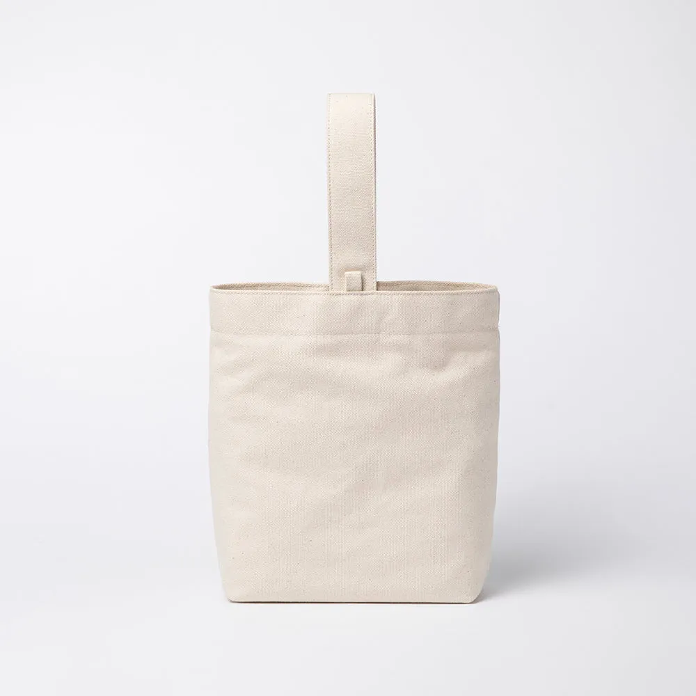Women's Small Canvas Tote Bag Black Thick Canvas Tote Bag