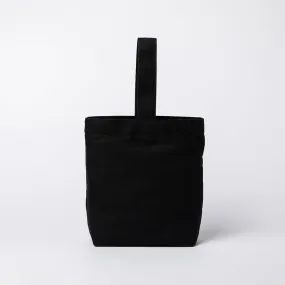 Women's Small Canvas Tote Bag Black Thick Canvas Tote Bag