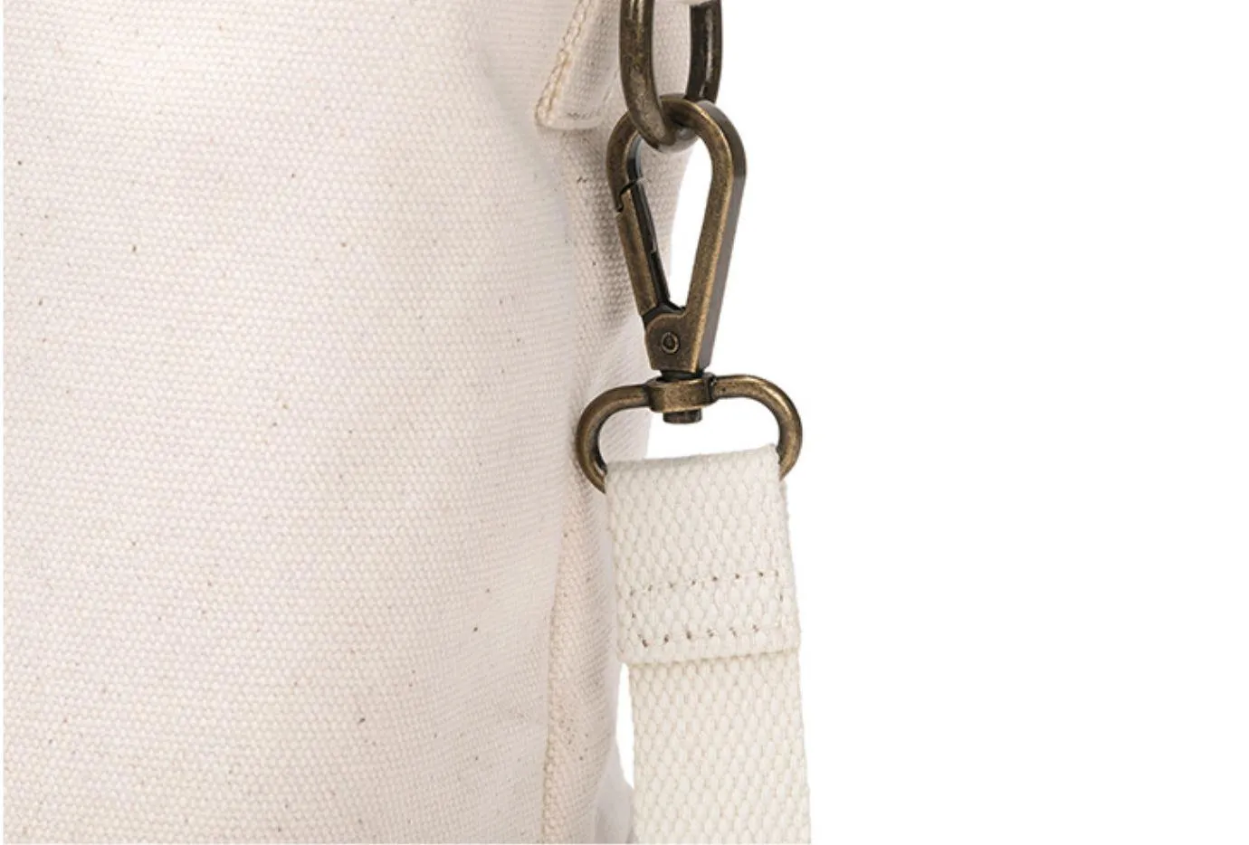 Women's Zippered Canvas Tote Bag Zip Tote Canvas Bag