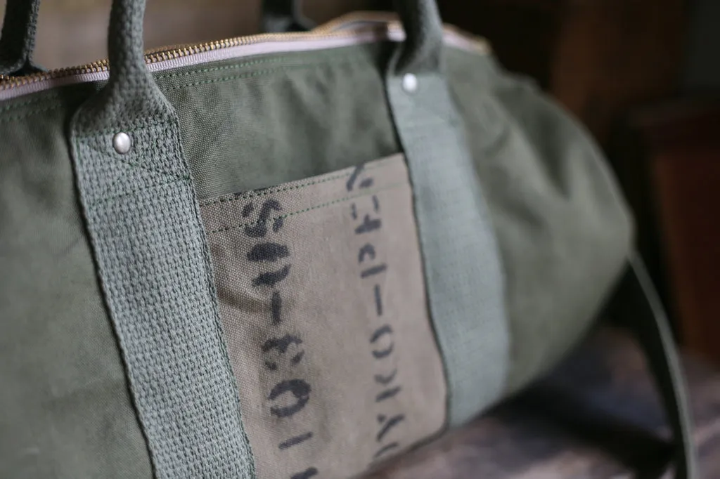 WWII era Canvas Mini Duffel Bag - SOLD
