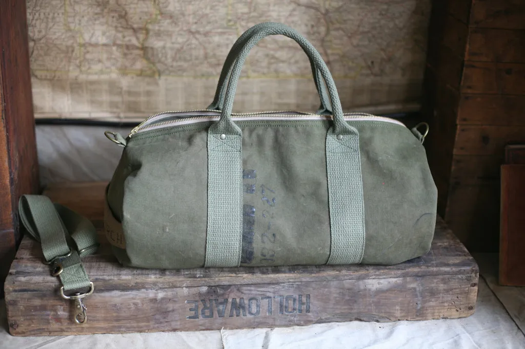 WWII era Canvas Mini Duffel Bag - SOLD